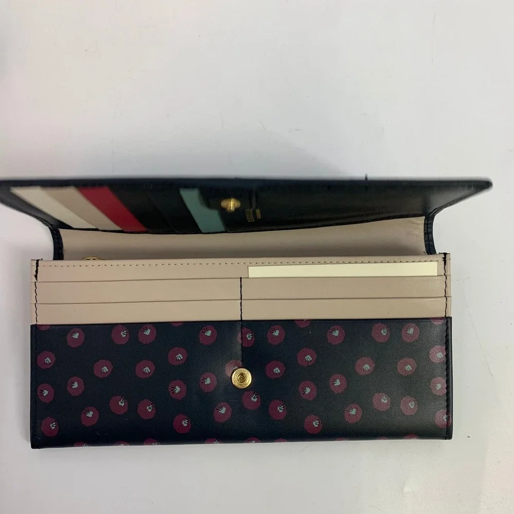 Bradley‎ London Hello Lovely Scottie & Bird Flapover Leather Wallet